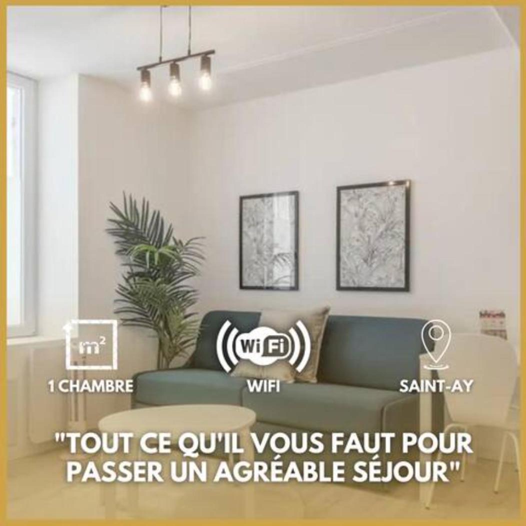 Apartmán Charme De Loire A St Ay *T2* Saint-Ay Exteriér fotografie